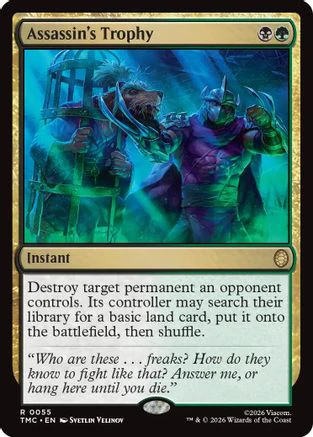 Assassin's Trophy  [Commander: Teenage Mutant Ninja Turtles] Foil
