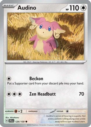 Audino (124/159) [Scarlet & Violet: Journey Together] Reverse Holofoil