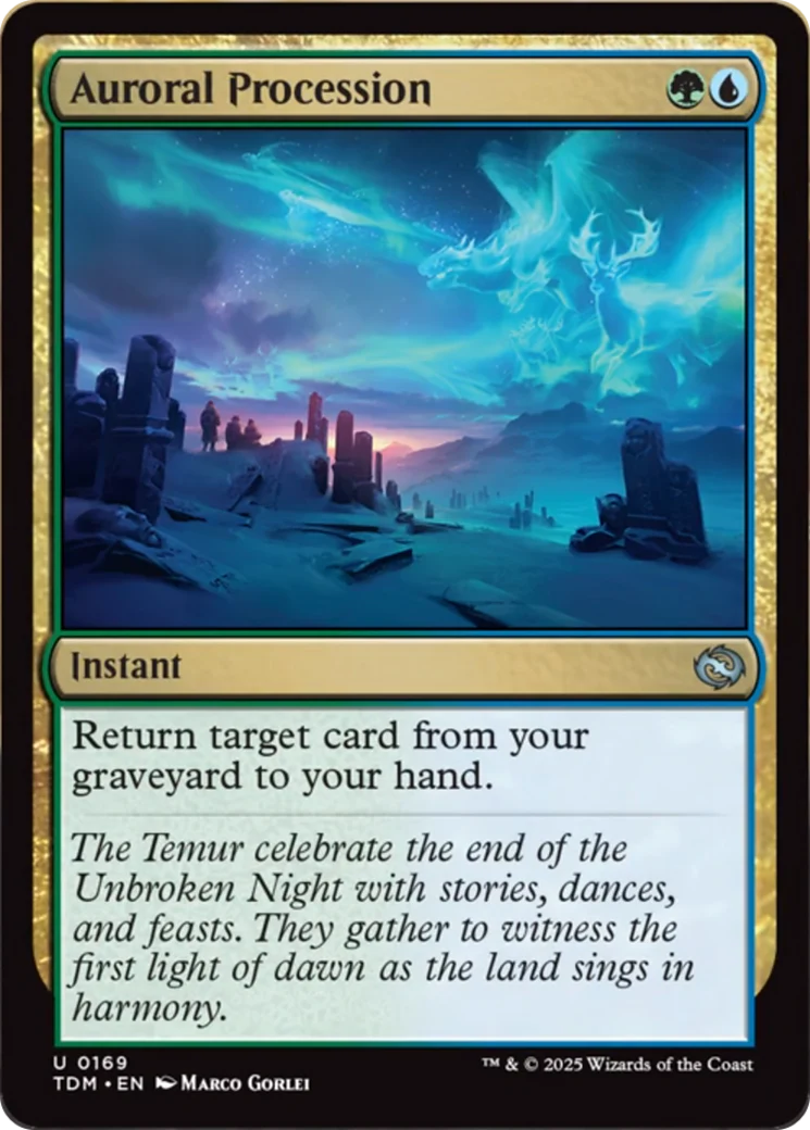 Auroral Procession [Tarkir: Dragonstorm] Foil