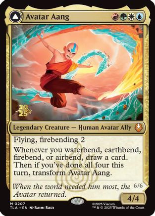 Avatar Aang  [Prerelease Cards] Foil