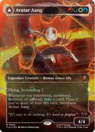 Avatar Aang (Raised Foil)  [Avatar: The Last Airbender] Foil