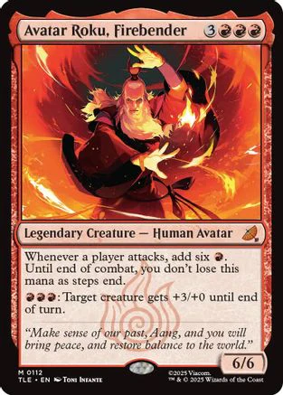 Avatar Roku, Firebender  [Avatar: The Last Airbender: Eternal-Legal] Foil