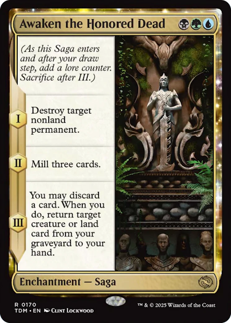 Awaken the Honored Dead [Tarkir: Dragonstorm] Foil