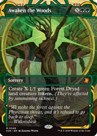 Awaken the Woods  [Secrets of Strixhaven: Mystical Archive] Foil