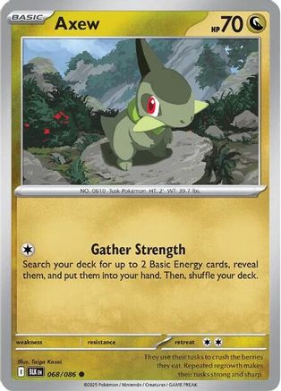 Axew 070/086  SV Black Bolt - Common