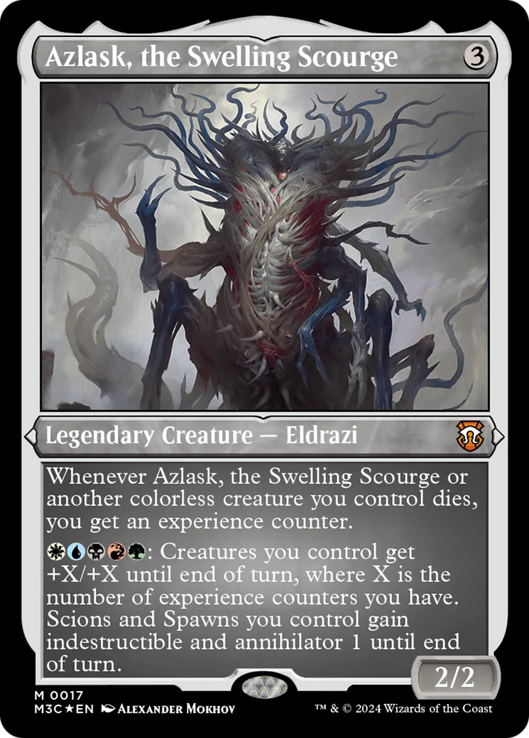 Azlask, the Swelling Scourge  [Modern Horizons 3 Commander] Etched Foil