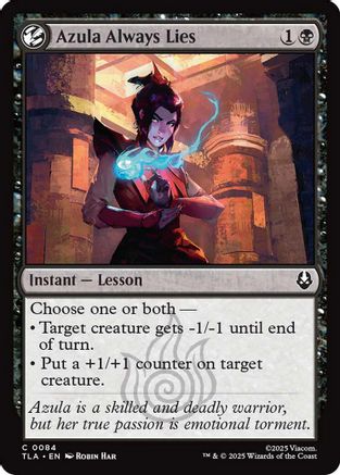 Azula Always Lies  [Avatar: The Last Airbender] Foil