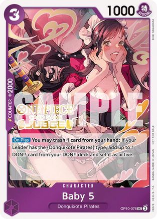 Baby 5 (Judge Pack Vol. 5) (OP10-076) - [One Piece Promotion Cards] Foil