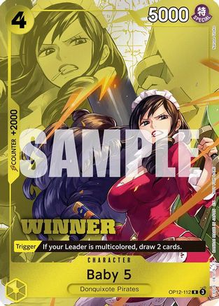 Baby 5 (Winner Pack 2026 Vol. 1) (OP12-112) - [One Piece Promotion Cards] Foil