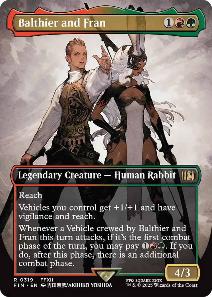 Balthier and Fran (Borderless) (0319) [FINAL FANTASY] Foil