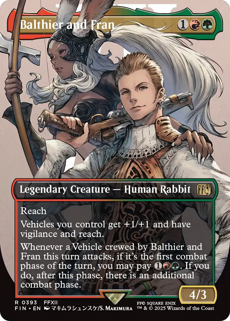 Balthier and Fran (Borderless) (0393) [FINAL FANTASY] Foil
