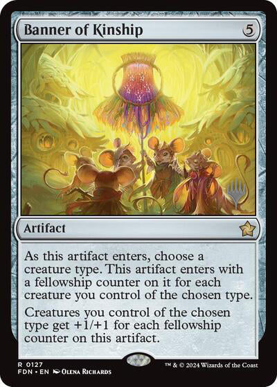 Banner of Kinship (Promo Pack) [Foundations Promos] Foil