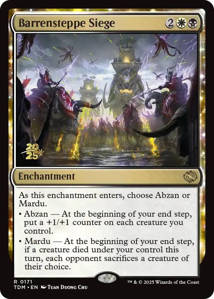 Barrensteppe Siege [Tarkir: Dragonstorm Prerelease Promos] Foil