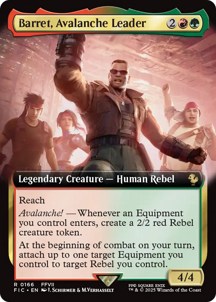 Barret, Avalanche Leader (Extended Art) [FINAL FANTASY Commander] Foil