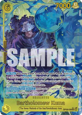 Bartholomew Kuma (Alternate Art) (OP12-119) - [Legacy of the Master] Foil
