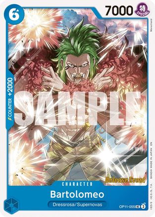 Bartolomeo (OP11-055) - [A Fist of Divine Speed Release Event Cards]