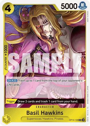 Basil Hawkins (OP10-109) - [Royal Blood] Foil