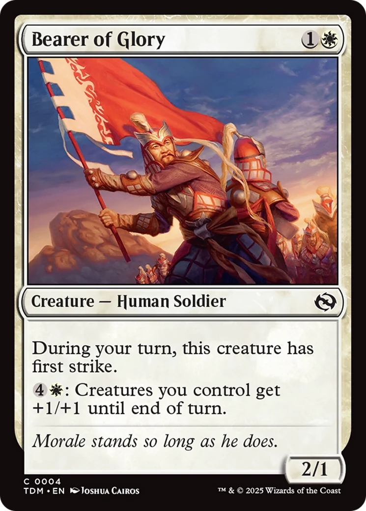 Bearer of Glory [Tarkir: Dragonstorm] Foil