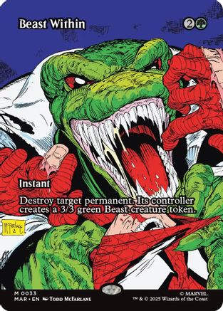 Beast Within (Borderless)  [Marvel Eternal-Legal]