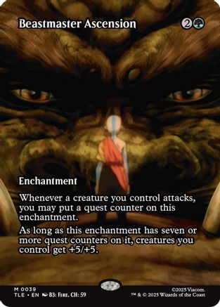 Beastmaster Ascension (Borderless)  [Avatar: The Last Airbender: Eternal-Legal]