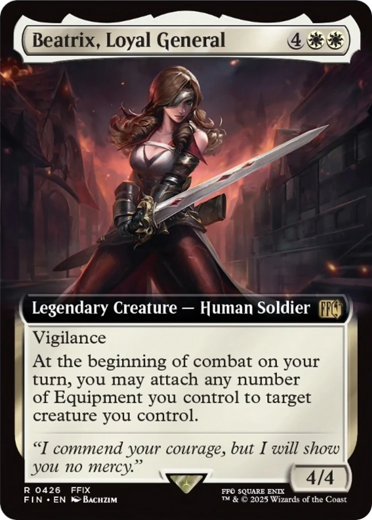 Beatrix, Loyal General (Extended Art) [FINAL FANTASY] Foil