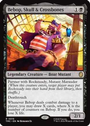 Bebop, Skull & Crossbones  [Commander: Teenage Mutant Ninja Turtles] Foil