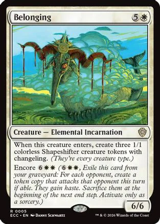 Belonging  [Commander: Lorwyn Eclipsed]