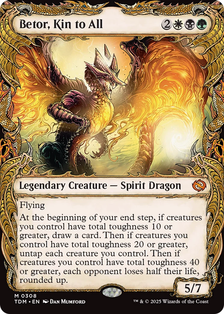 Betor, Kin to All (Showcase) [Tarkir: Dragonstorm] Foil
