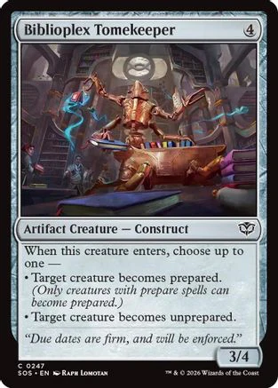 Biblioplex Tomekeeper  [Secrets of Strixhaven]