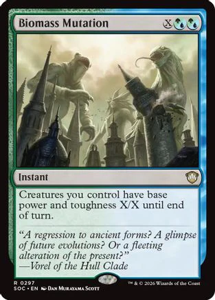 Biomass Mutation  [Commander: Secrets of Strixhaven]