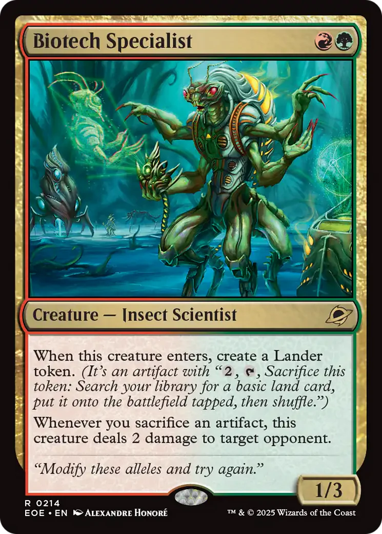 Biotech Specialist [Edge of Eternities] Foil