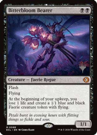 Bitterbloom Bearer  [Promo Pack: Lorwyn Eclipsed] Foil