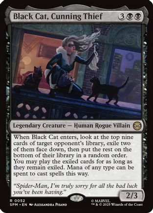 Black Cat, Cunning Thief  [Marvel's Spider-Man] Foil