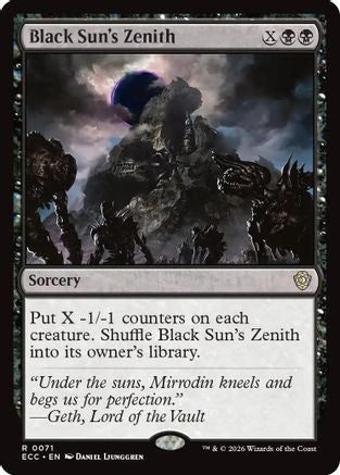 Black Sun's Zenith  [Commander: Lorwyn Eclipsed]