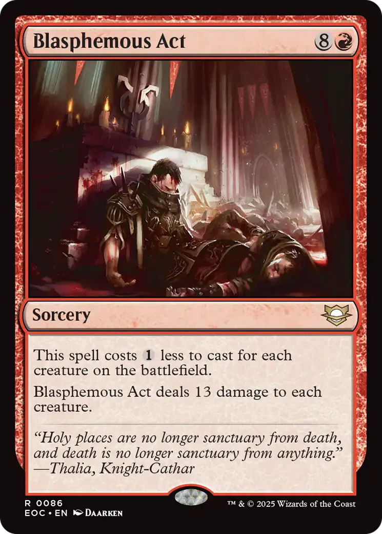 Blasphemous Act [Edge of Eternities Commander]