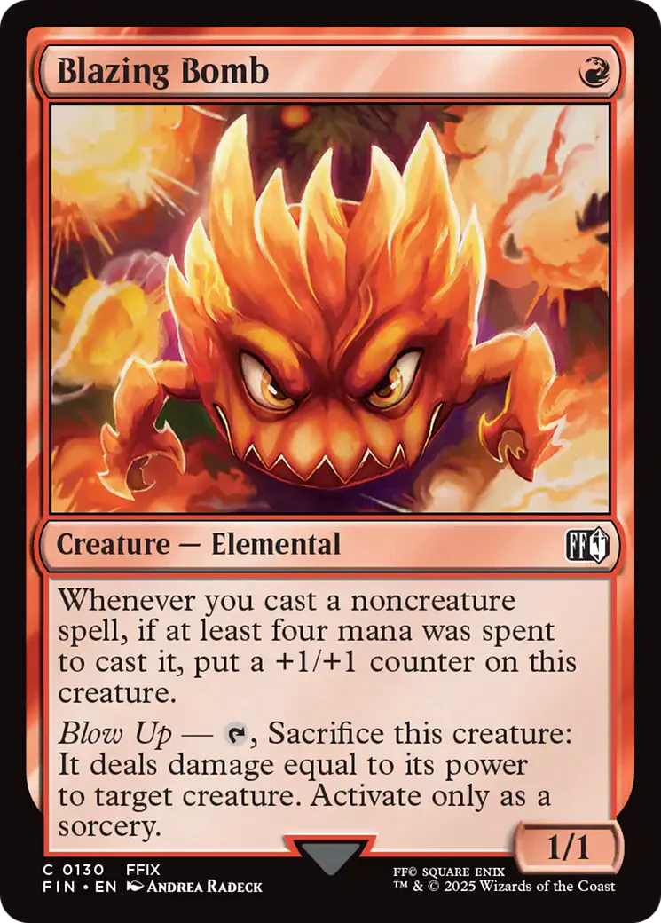 Blazing Bomb [FINAL FANTASY] Foil