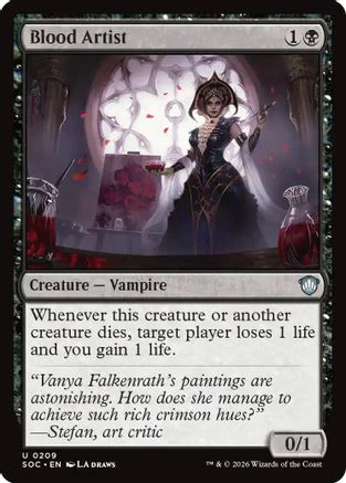 Blood Artist  [Commander: Secrets of Strixhaven]