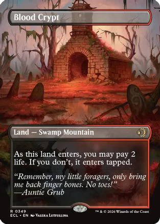 Blood Crypt (Borderless)  [Lorwyn Eclipsed]