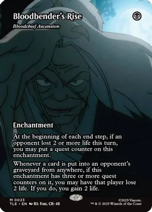 Bloodbender's Rise - Bloodchief Ascension (Borderless)  [Avatar: The Last Airbender: Eternal-Legal]