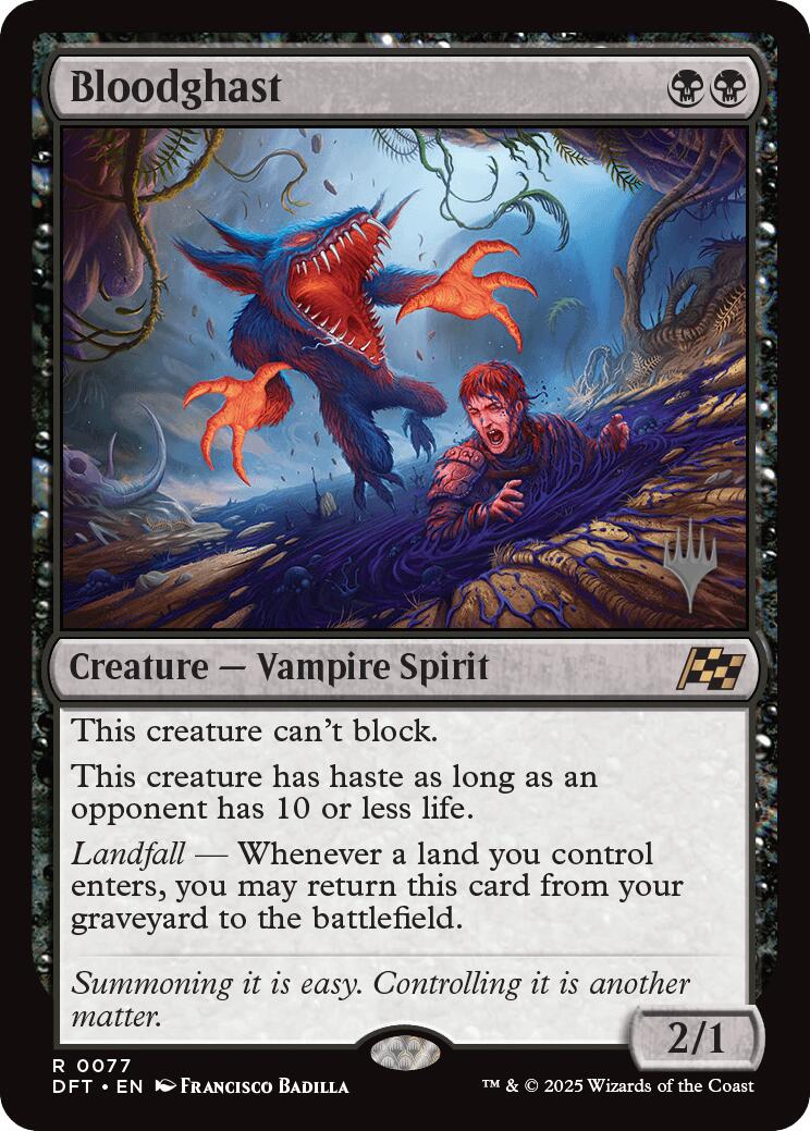 Bloodghast (Promo Pack) [Aetherdrift Promos] Foil