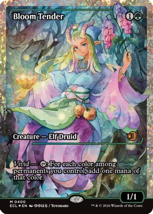 Bloom Tender (0400) (Showcase) (Fracture Foil)  [Lorwyn Eclipsed] Foil
