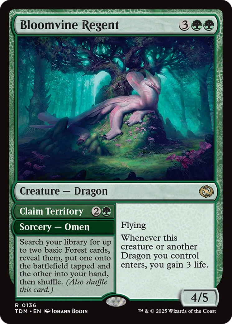 Bloomvine Regent [Tarkir: Dragonstorm] Foil
