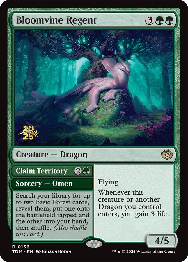 Bloomvine Regent [Tarkir: Dragonstorm Prerelease Promos] Foil