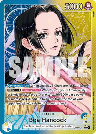 Boa Hancock - OP14-041 (Alternate Art) (OP14-041) - [The Azure Sea's Seven] Foil