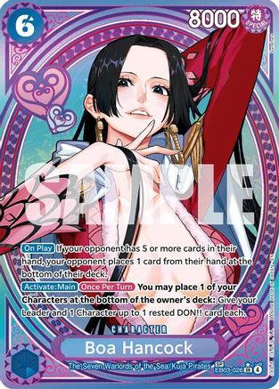 Boa Hancock (SP) (EB03-026) - [Extra Booster: One Piece Heroines Edition] Foil