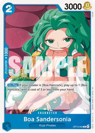 Boa Sandersonia (OP13-050) - [Carrying On His Will: 3rd Anniversary Tournament Cards]