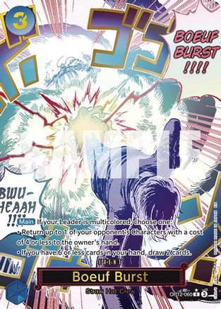 Boeuf Burst (Alternate Art) (OP12-060) - [Legacy of the Master] Foil