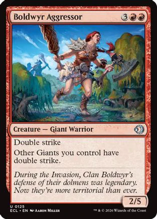 Boldwyr Aggressor  [Lorwyn Eclipsed] Foil