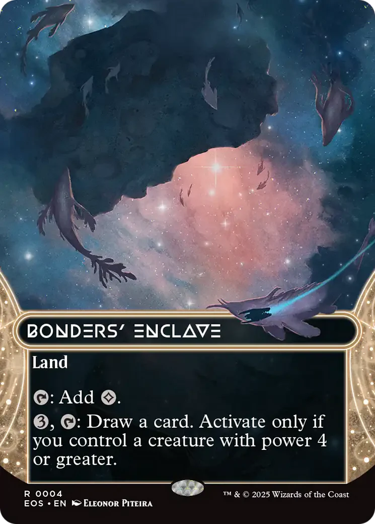 Bonders' Enclave (0004) (Borderless) [Edge of Eternities: Stellar Sights] Foil
