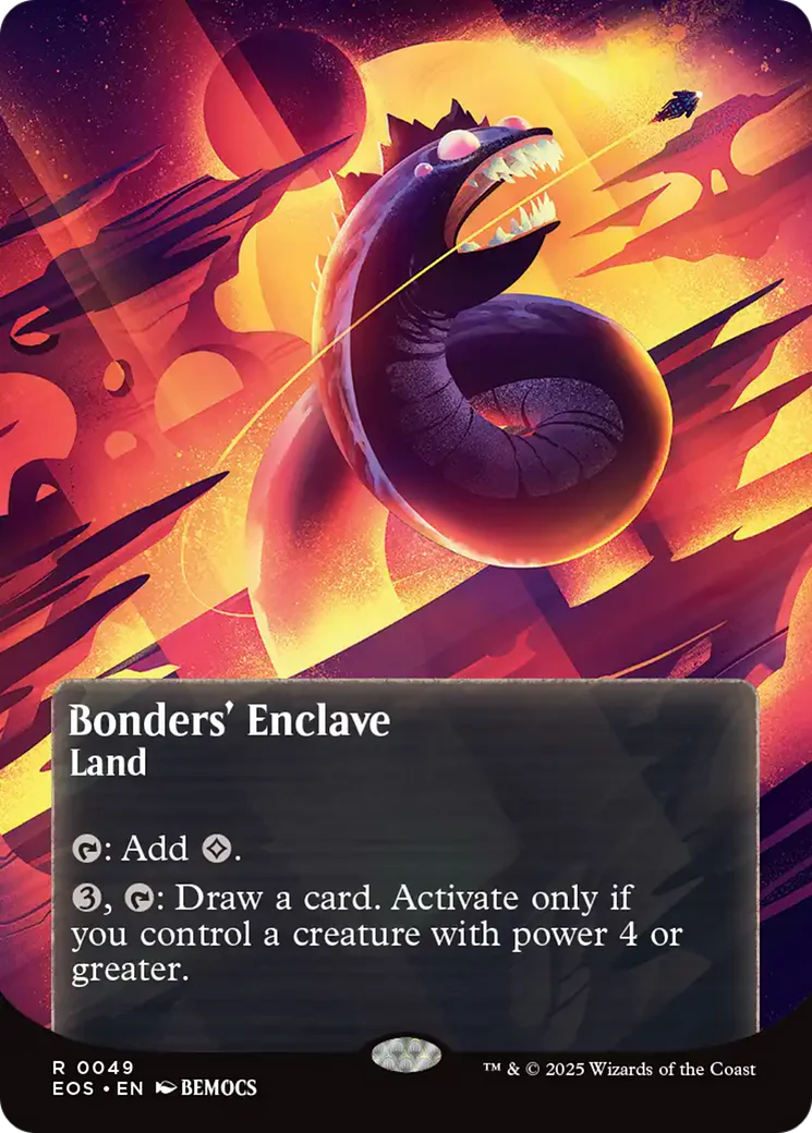 Bonders' Enclave (0046) (Borderless) [Edge of Eternities: Stellar Sights] Foil
